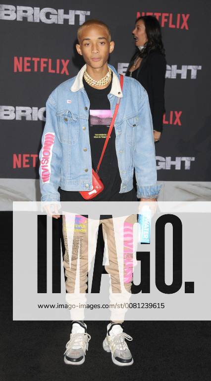 Los Angeles, California, United States - December 13th 2017 - Los Angeles, California USA - Actor JADEN SMITH at Bright Premiere held at the Regency Theater Village, Westwood, CA. Los Angeles United States - ZUMAf05_ 20171213_zaf_f05_029