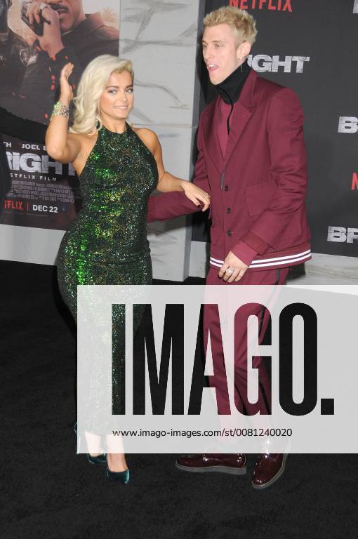 Los Angeles, California, United States - December 13th 2017 - Los Angeles, California USA - BEBE REXHA, MACHINE GUN KELLY at Bright Premiere held at the Regency Theater Village, Westwood, CA. Los Angeles United States - ZUMAf05_ 20171213_zaf_f05_008
