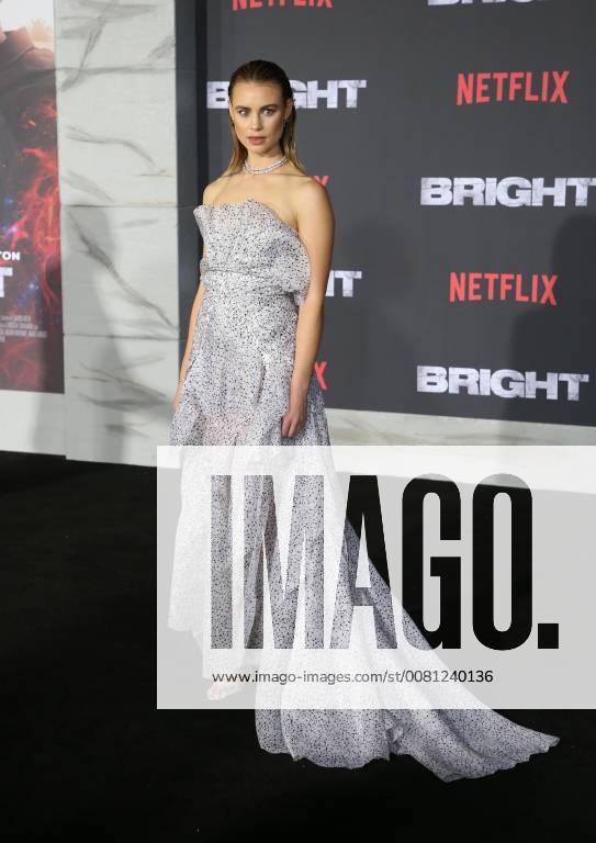 WESTWOOD, CA - DECEMBER 13: Lucy Fry, at Premiere Of Netflix s Bright at The Regency Village Theatre, In Hollywood, California on December 13, 2017.