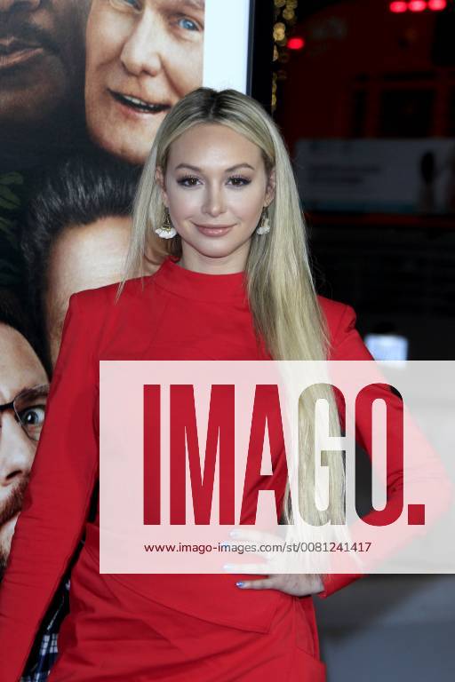 LOS ANGELES - DEC 13: Corrine Olympios at the Father FIgures Premiere at TCL Chinese Theater IMAX on December 13, 2017 in Los Angeles, CA
