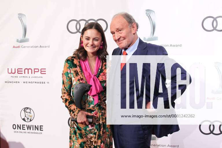 Michael Mendl Lea van Acken 2017 Audi Generation Award at the Hotel Bayerischer Hof in Munich on 13 12 2017
