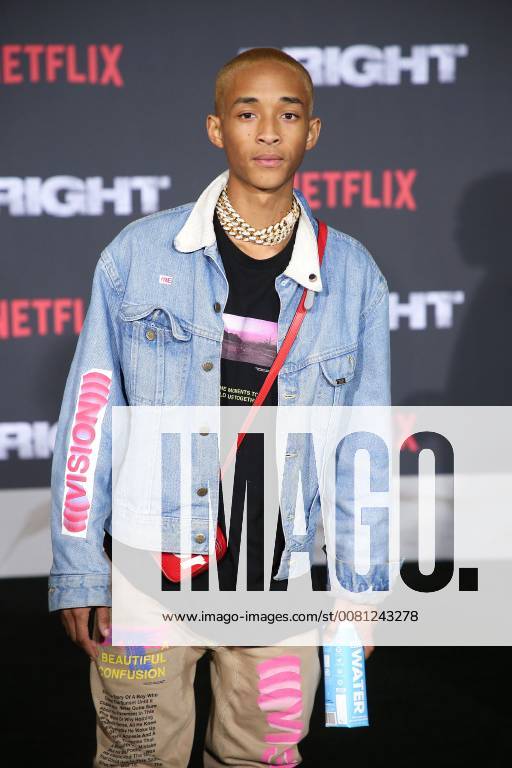 Jaden Smith at the Bright Netflix movie premiere on 13 12 2017 in Los Angeles at Netflix s Bright movie premiere in Los Angeles 2017