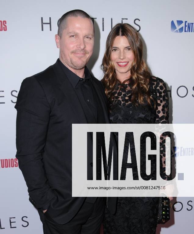 Beverly Hills, CA, U.S. - 14 December 2017 - Beverly Hills, California - Christian Bale, Sibi Blazic. Hostiles Los Angeles Premiere held at Samuel Goldwyn Theater in Beverly Hills. Photo Credit: AdMedia Beverly Hills U.S. - ZUMAa123 20171214_zaa_a123_012