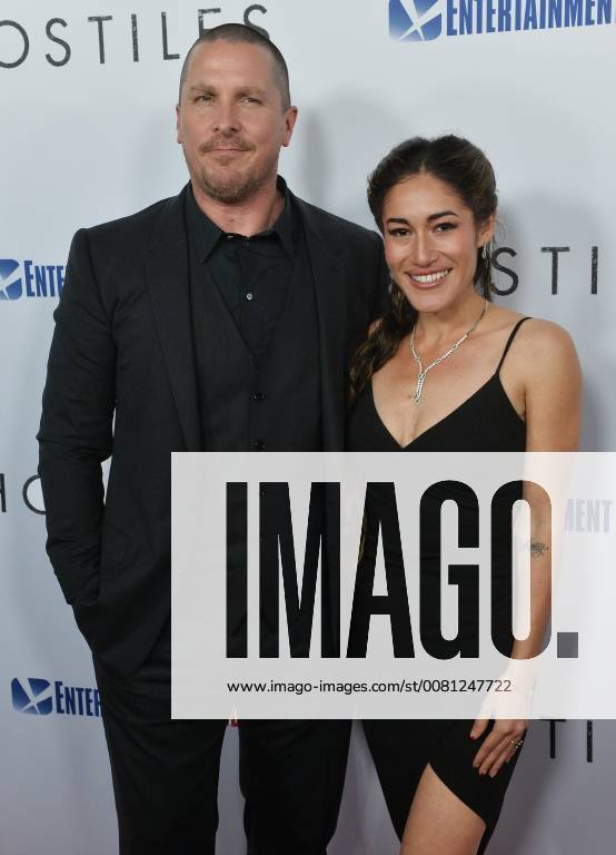 Cast members Christian Bale and Q orianka Kilcher attend the premiere of the motion picture western Hostiles at the Academy of Motion Picture Arts & Sciences in Beverly Hills, California on December 14, 2017. Storyline: In 1892, a legendary Army captain reluctantly agrees to escort a Cheyenne chief and his family through dangerous territory. LAP2017121401 JIMxRUYMEN