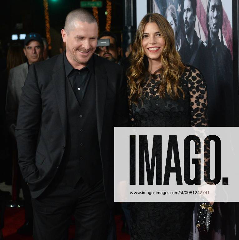 Cast member Christian Bale and his wife Sibi Blazic attend the premiere of the motion picture western Hostiles at the Academy of Motion Picture Arts & Sciences in Beverly Hills, California on December 14, 2017. Storyline: In 1892, a legendary Army captain reluctantly agrees to escort a Cheyenne chief and his family through dangerous territory. LAP2017121423 JIMxRUYMEN