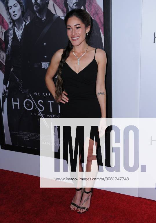 Beverly Hills, CA, U.S. - 14 December 2017 - Beverly Hills, California - Q orianka Kilcher. Hostiles Los Angeles Premiere held at Samuel Goldwyn Theater in Beverly Hills. Photo Credit: AdMedia Beverly Hills U.S. - ZUMAa123 20171214_zaa_a123_015