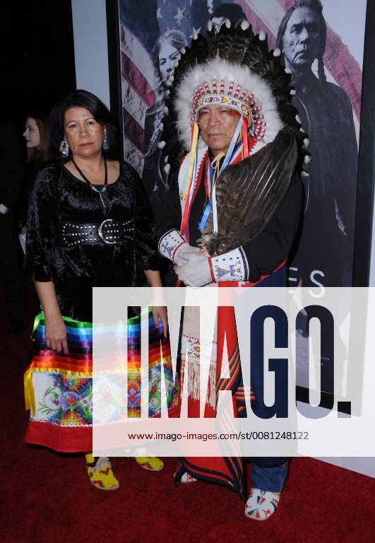 Beverly Hills, CA, U.S. - 14 December 2017 - Beverly Hills, California - Two Bulls, Chief Philip Whiteman. Hostiles Los Angeles Premiere held at Samuel Goldwyn Theater in Beverly Hills. Photo Credit: AdMedia Beverly Hills U.S. - ZUMAa123 20171214_zaa_a123_043