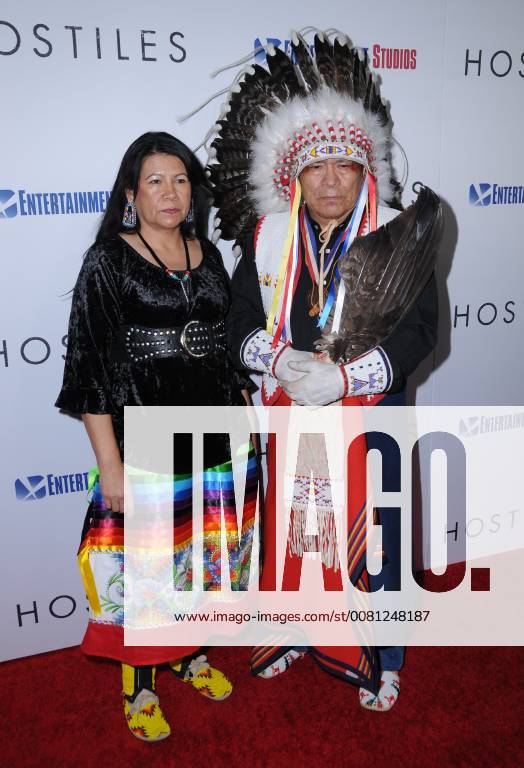 Beverly Hills, CA, U.S. - 14 December 2017 - Beverly Hills, California - Two Bulls, Chief Philip Whiteman. Hostiles Los Angeles Premiere held at Samuel Goldwyn Theater in Beverly Hills. Photo Credit: AdMedia Beverly Hills U.S. - ZUMAa123 20171214_zaa_a123_052