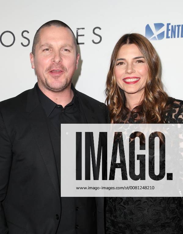 BEVERLY HILLS, CA - DECEMBER 14: Christian Bale, Sibi Blazic, at Premiere Of Entertainment Studios Motion Pictures Hostiles at Samuel Goldwyn Theater, In Beverly Hills, California on December 14, 2017.