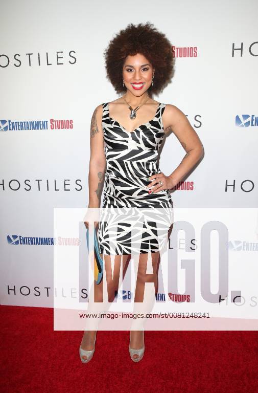BEVERLY HILLS, CA - DECEMBER 14: Joy Villa, at Premiere Of Entertainment Studios Motion Pictures Hostiles at Samuel Goldwyn Theater, In Beverly Hills, California on December 14, 2017.