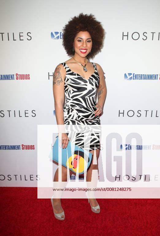BEVERLY HILLS, CA - DECEMBER 14: Joy Villa, at Premiere Of Entertainment Studios Motion Pictures Hostiles at Samuel Goldwyn Theater, In Beverly Hills, California on December 14, 2017.