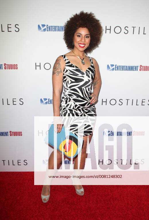 BEVERLY HILLS, CA - DECEMBER 14: Joy Villa, at Premiere Of Entertainment Studios Motion Pictures Hostiles at Samuel Goldwyn Theater, In Beverly Hills, California on December 14, 2017.