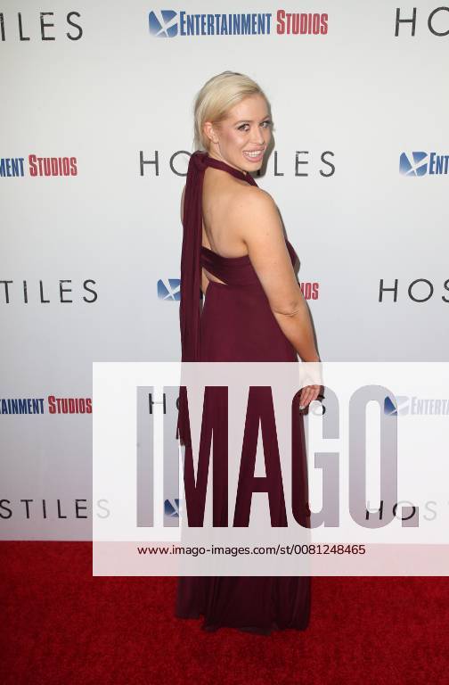 BEVERLY HILLS, CA - DECEMBER 14: Whitney Bowers, at Premiere Of Entertainment Studios Motion Pictures Hostiles at Samuel Goldwyn Theater, In Beverly Hills, California on December 14, 2017.