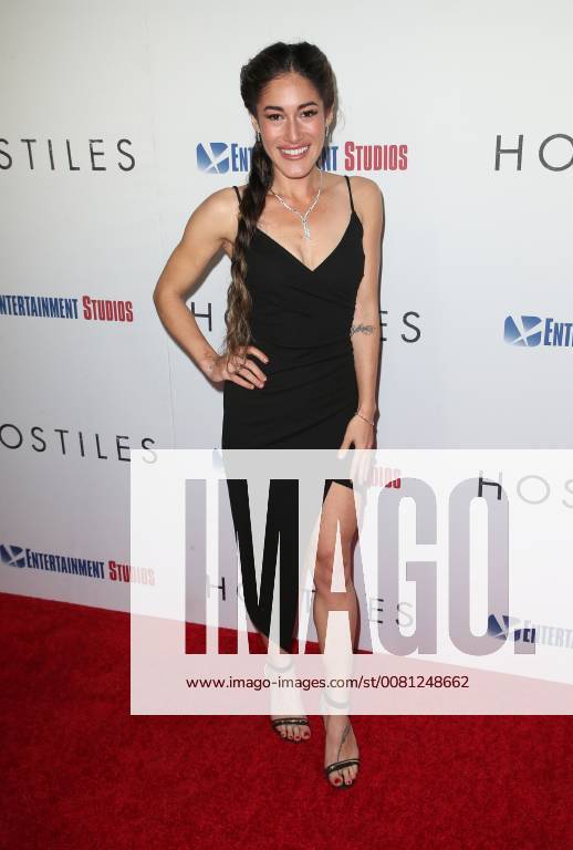 BEVERLY HILLS, CA - DECEMBER 14: Q Orianka Kilvcher, at Premiere Of Entertainment Studios Motion Pictures Hostiles at Samuel Goldwyn Theater, In Beverly Hills, California on December 14, 2017.