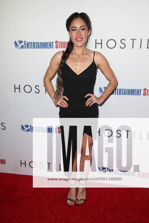 BEVERLY HILLS, CA - DECEMBER 14: Q Orianka Kilvcher, at Premiere Of Entertainment Studios Motion Pictures Hostiles at Samuel Goldwyn Theater, In Beverly Hills, California on December 14, 2017.