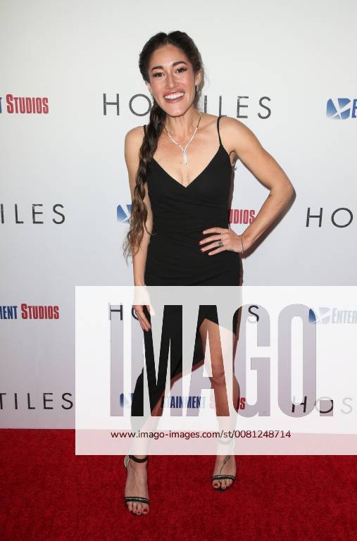 BEVERLY HILLS, CA - DECEMBER 14: Q Orianka Kilvcher, at Premiere Of Entertainment Studios Motion Pictures Hostiles at Samuel Goldwyn Theater, In Beverly Hills, California on December 14, 2017.