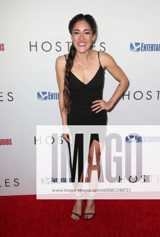 BEVERLY HILLS, CA - DECEMBER 14: Q Orianka Kilvcher, at Premiere Of Entertainment Studios Motion Pictures Hostiles at Samuel Goldwyn Theater, In Beverly Hills, California on December 14, 2017.