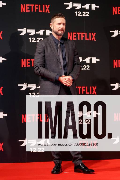Director David Ayer poses for the cameras during the Japan premiere for his movie Bright on December 19, 2017, Tokyo, Japan. Ayer, alongside, Will Smith, actress Noomi Rapace and actor Joel Edgerton, received a warm welcome from the Japanese fans at the event. The film will be released globally on Netflix on December 22. (gxta_brightjp021)