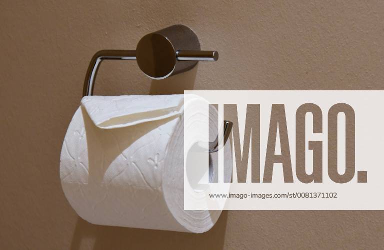 A role of high-quality toilet paper hangs in an upmarket hotel in the Hanseatic City of Bremen
