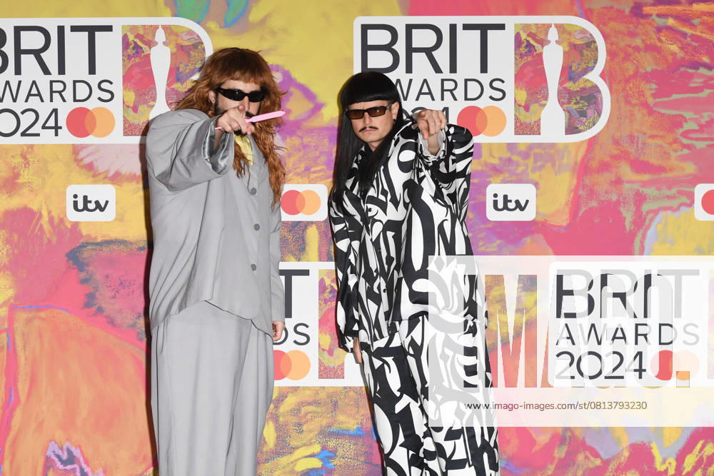BRIT Awards 2024 LONDON, ENGLAND - MARCH 02: Robin Schulz and Oliver Tree attending the BRIT Awards 2024 at Magazine, Greenwich on March 02, 2024 in London, England CAP MAR MAR Great Britain