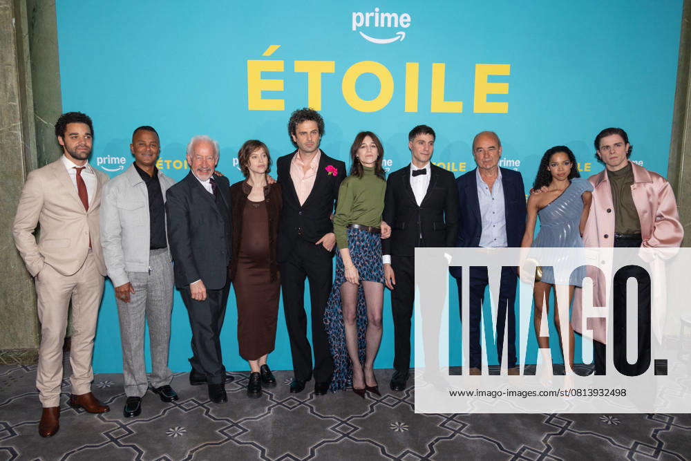 Etoile Prime Video serie Premiere David Alvarez, Yanic Truesdale, Simon Callow, Lou de Laage, Luke Kirby, Charlotte Gainsbourg, Gideon Glick, David Haig, Tais Vinolo, Ivan du Pontavice attend Etoile Prime Video serie Premiere at Galerie Bourbon on April 23, 2025 in Paris, France. Photo by Nasser Berzane ABACAPRESS.COM Paris France