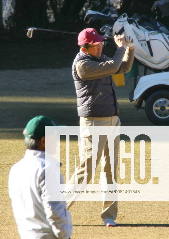 Japan PM Abe Japanese Prime Minister Shinzo Abe plays his first round of golf of the year in Chigasaki, Kanagawa Prefecture, on Jan. 2, 2018.