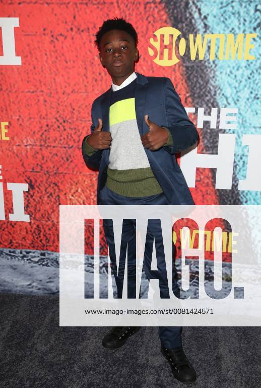 LOS ANGELES, CA - January 3: Alex Hibbert, at 29th Premiere Of Showtime s The Chi at The Downtown Independent in Los Angeles, California on January 3, 2018.