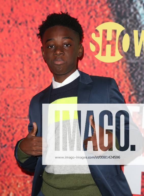 LOS ANGELES, CA - January 3: Alex Hibbert, at 29th Premiere Of Showtime s The Chi at The Downtown Independent in Los Angeles, California on January 3, 2018.