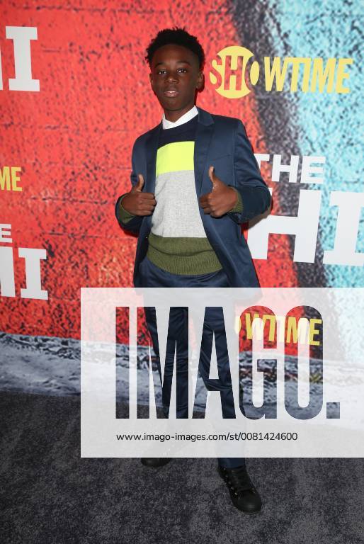 LOS ANGELES, CA - January 3: Alex Hibbert, at 29th Premiere Of Showtime s The Chi at The Downtown Independent in Los Angeles, California on January 3, 2018.
