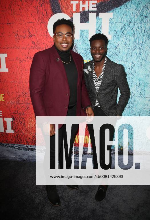 LOS ANGELES, CA - January 3: Marcel Spears, David Jones, at 29th Premiere Of Showtime s The Chi at The Downtown Independent in Los Angeles, California on January 3, 2018.