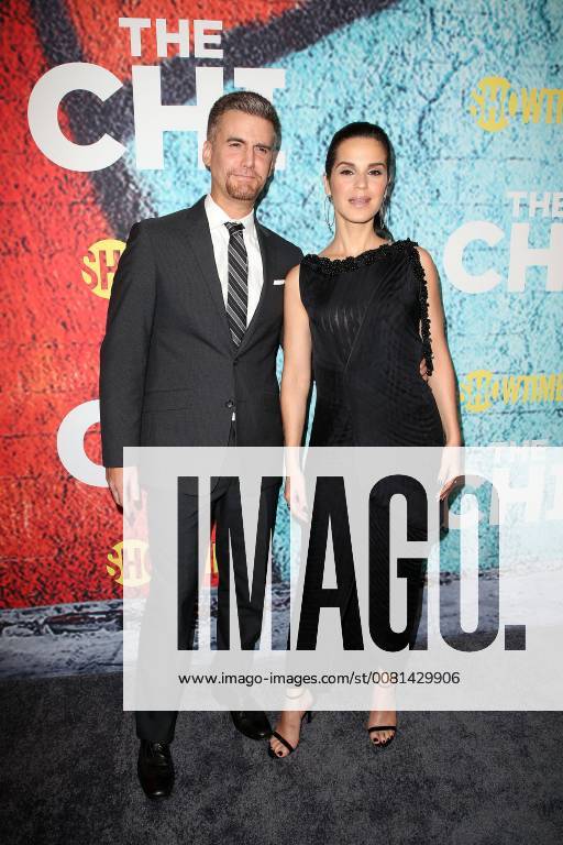 Armando Riesco and Shirley Rumierk at the the Chi Showtime series premiere on 3 01 2018 in Los Angeles Showtime s the Chi TV series Los Angeles premiere in Los Angeles 2018