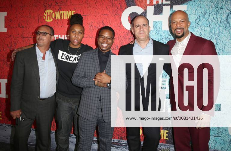 Los Angeles, California, U.S. - 03 January 2018 - Los Angeles, California - Bert Salke, creator executive producer Lena Waithe, actor Jason Mitchell, Showtime CEO, David Nevins and executive producer Common. Showtime s The Chi Los Angeles Premiere held at Downtown Independent. Photo Credit: AdMedia Los Angeles U.S. - ZUMAa123 20180103_zaa_a123_122
