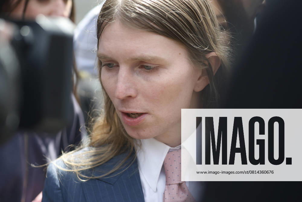 Activist Chelsea Manning speaks when departing from the arraignment of UHC CEO accused murderer Luigi Mangione at Federal Court in New York City on Friday, April 25, 2025. Luigi Mangione plead not guilty to federal charges in killing of UnitedHealthcare CEO Brian Thompson who was shot and killed in midtown Manhattan in a targeted attack as he was about to attend the company s annual investor conference. NYP20250425138 JOHNxANGELILLO