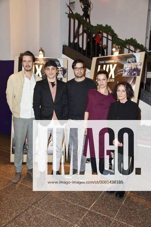 Tilman Strauss Franz Rogowski Daniel Wild Kristin Suckow and Eva Weissenborn at the premiere of the movie Lux Warrior of light in the Filmtheater am Friedrichshain Berlin 04 01 2018 Foto:xN.xKubelkax xFuturexImage