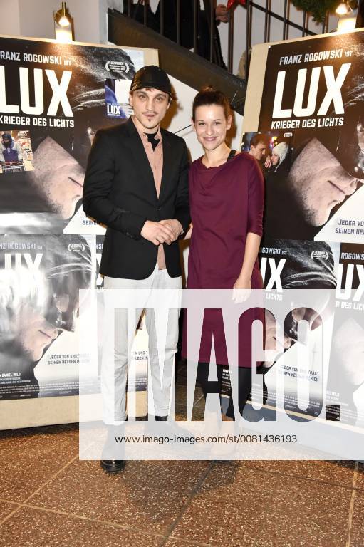 Rogowski and Kristin Suckow, at the premiere of the movie, Franz Lux Warrior of light in the Filmtheater am Friedrichshain Berlin 04 01 2018 Foto:xN.xKubelkax xFuturexImage