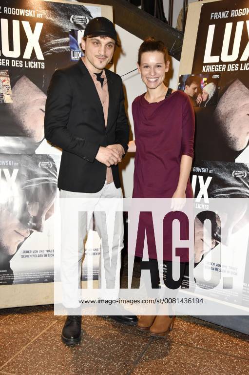 Rogowski and Kristin Suckow, at the premiere of the movie, Franz Lux Warrior of light in the Filmtheater am Friedrichshain Berlin 04 01 2018 Foto:xN.xKubelkax xFuturexImage