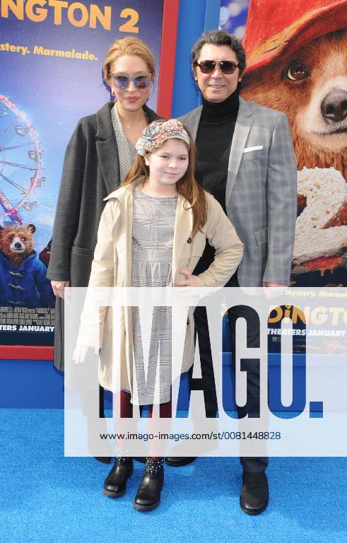 Los Angeles, California, United States - January 6th 2018 - Los Angeles, California USA - Actor LOU DIAMOND PHILLIPS, family at Paddington 2 Premiere held at the Regency Village Theater, Westwood, CA. Los Angeles United States - ZUMAf05_ 20180106_zaf_f05_068