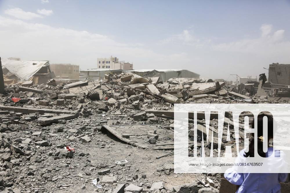 (250427) -- SANAA, April 27, 2025 -- A girl looks at piles of rubble after U.S. airstrikes in Sanaa, Yemen, on April 27, 2025. U.S. airstrikes on Yemen s Houthi-held capital Sanaa overnight killed two people and wounded 10 others, Houthi-controlled health authorities said on Sunday. The strikes targeted multiple locations across Sanaa, the authorities said, adding that two women and three children were among the injured. All the wounded were taken to local hospitals for treatment. (Photo by Xinhua) YEMEN-SANAA-U.S. AIRSTRIKES-AFTERMATH Mohammed