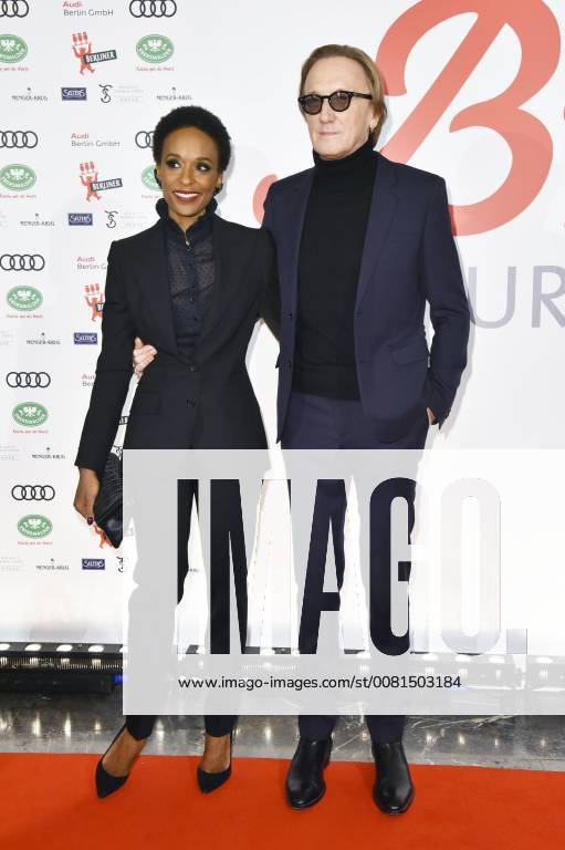Marius Müller Westernhagen with wife Lindiwe suttle at the 27 B Z Kulturpreis 2018 in the Volksbühne Berlin 09 01 2018 Foto:xN.xKubelkax xFuturexImage
