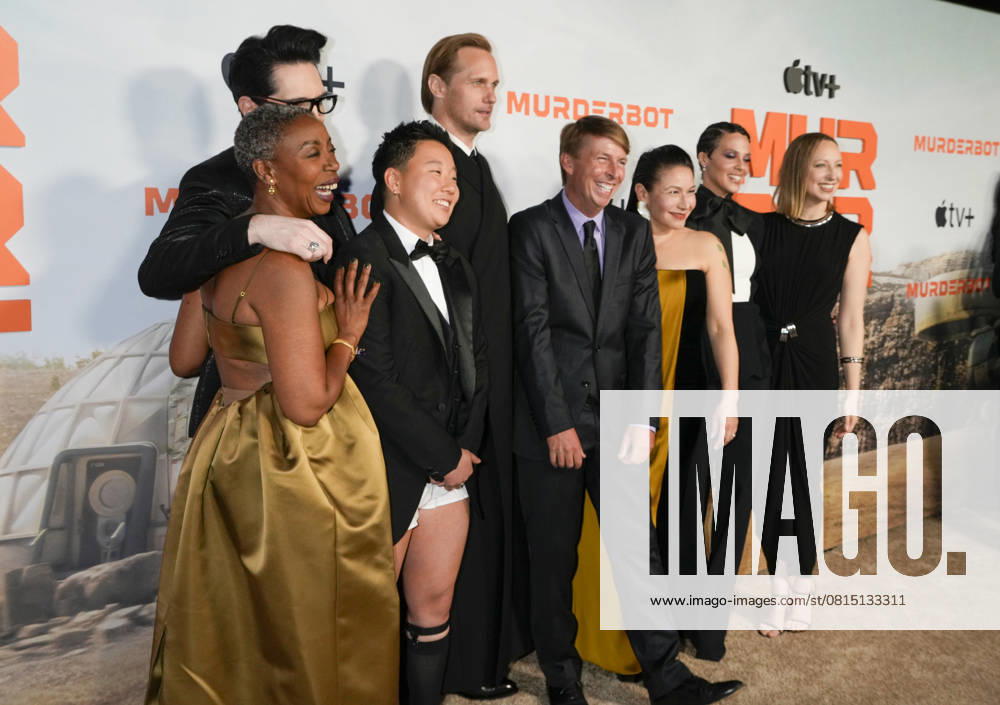 Murderbot New York Premiere Cast L-R: Noma Dumezweni, David Dastmalchian, SAbrina Wu, Alexander Skarsgard, Jack McBrayer, Tamara Podemski, Tattiawna Jones, Anna Konkle attends the Murderbot New York Premiere by Apple TV held at Regal Union Square Cinemas in New York City, Monday April 28, 2025. Jennifer Graylock-Graylock.com, Credit:Jennifer Graylock-Graylock.com Avalon United States, New York, New York, Regal Union Square Cinema