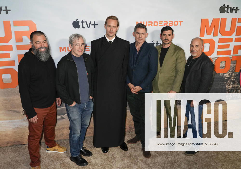 Murderbot New York Premiere L-R: Andrew Miano, Paul Weitz, Alexander Skarsgard, Chris Weitz, Keith Levine, David S. Goyer attends the Murderbot New York Premiere by Apple TV held at Regal Union Square Cinemas in New York City, Monday April 28, 2025. Jennifer Graylock-Graylock.com, Credit:Jennifer Graylock-Graylock.com Avalon United States, New York, New York, Regal Union Square Cinema