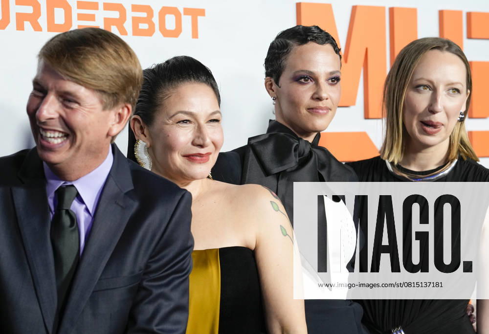 Murderbot New York Premiere Cast L-R: Jack McBrayer, Tamara Podemski, Tattiawna Jones, Anna Konkle attends the Murderbot New York Premiere by Apple TV held at Regal Union Square Cinemas in New York City, Monday April 28, 2025. Jennifer Graylock-Graylock.com, Credit:Jennifer Graylock-Graylock.com Avalon United States, New York, New York, Regal Union Square Cinema
