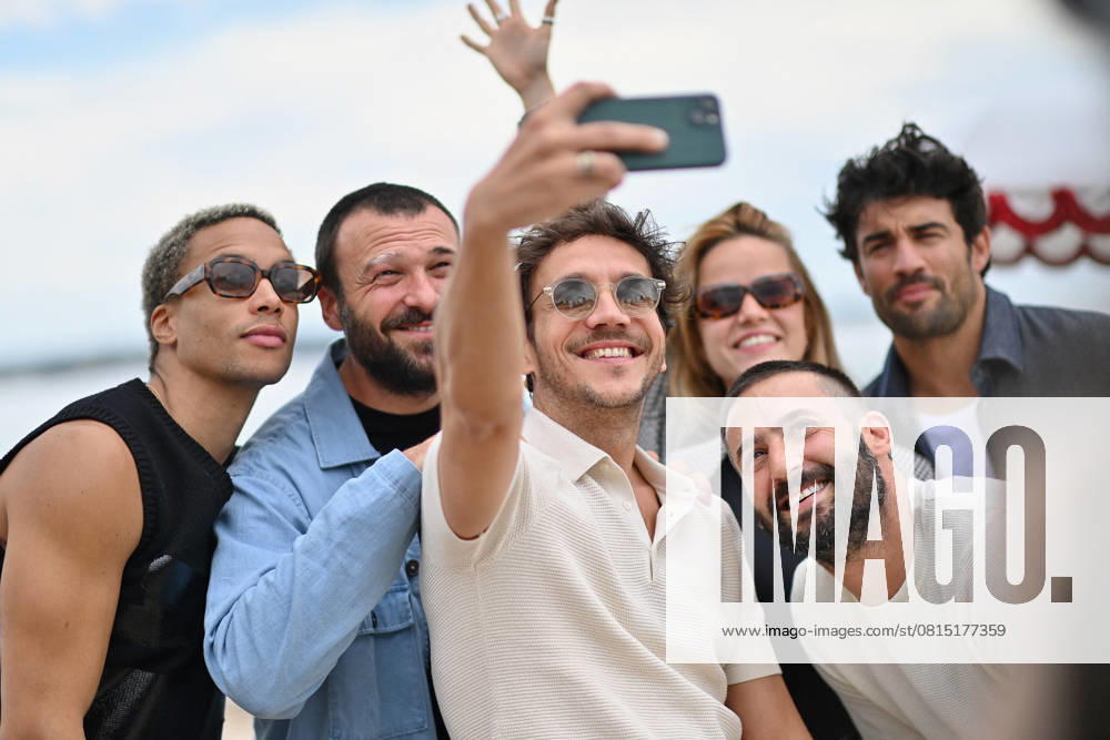 7th Canneseries International Festival Simon Ehrlacher, Corentin Fila, Ruben Alves, Marysole Fertard, Thibaut Evrard and Guillaume Labbe attends Escort Boys photocall during the 8th Canneseries International Festival on April 29, 2025 in Cannes, France. Photo by Franck Castel ABACAPRESS.COM Cannes Provence-Alpes-Cote d Azur France