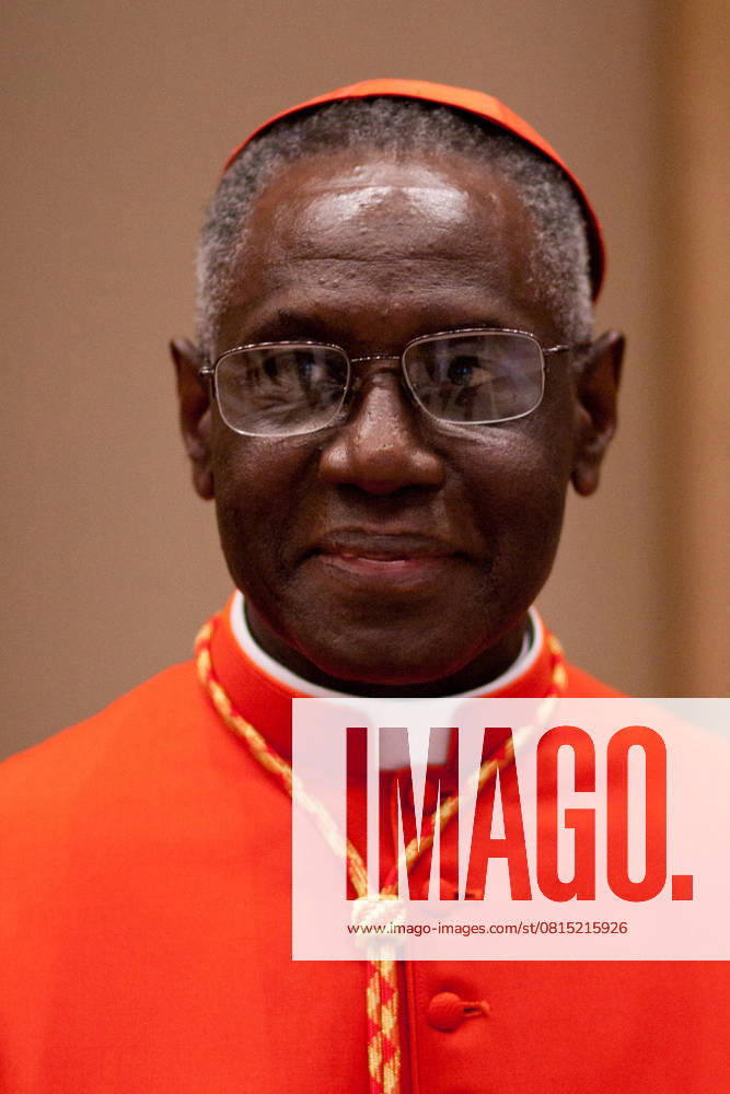 November 20,2010: courtesy visits at the Ducal Hall. Vatican City. November 20, 2010: Card. Robert SARAH, President of the Pontifical Council Cor Unum, during the courtesy visits to the Cardinals after the consistory, Rome, Vatican. 20 novembre 2010: Il card. Robert SARAH, Presidente del Pontificio Consiglio Cor Unum, durante le visite di cortesia ai Cardinali dopo il Concistoro, Roma, Vaticano. - NO BOOKS