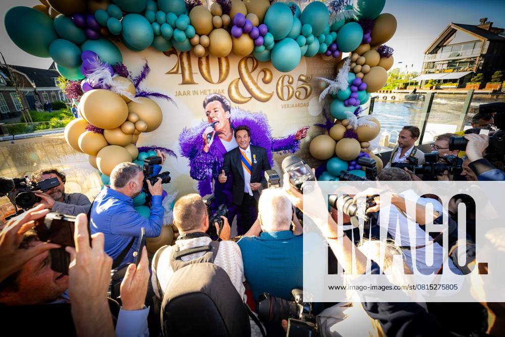 AMSTELVEEN - Gerard Joling during the celebration of his 65th birthday. Also, the singer and television presenter has been on stage for 40 years. ANP LEVIN DEN BOER netherlands out - belgium out