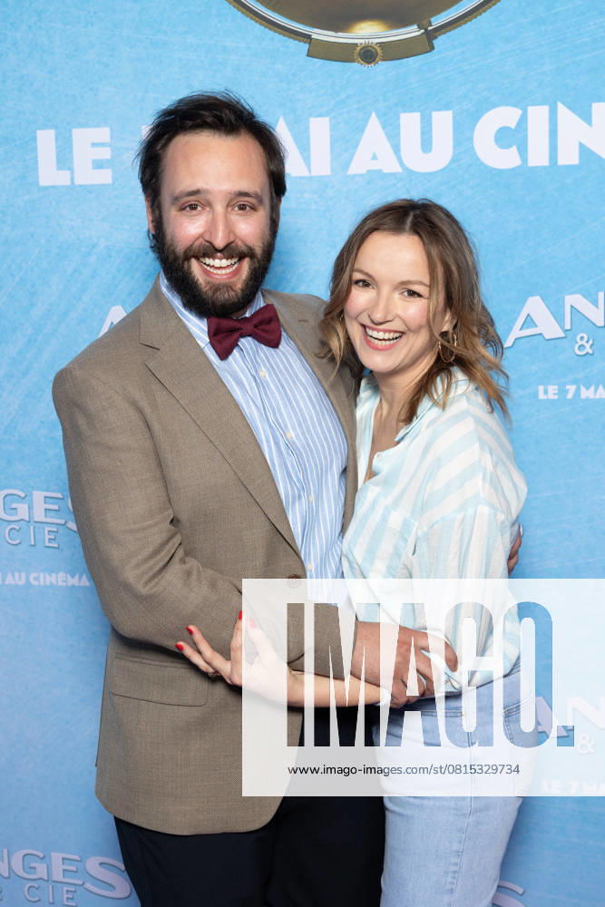 Anges & Cie Paris Film Premiere Julien Pestel and his wife Marion Creusvaux attends Anges & Cie Paris Film Premiere at Publicis Cinemas on April 29, 2025 in Paris, France. Photo by Nasser Berzane ABACAPRESS.COM Paris France