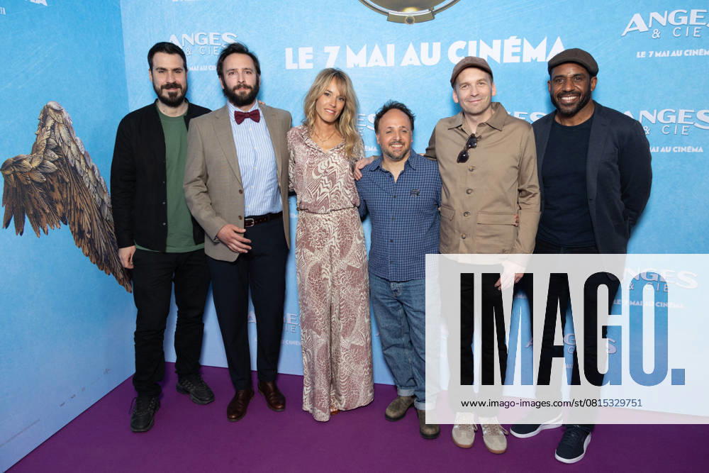 Anges & Cie Paris Film Premiere Simon Astier, Julien Pestel, Elodie Fontan, Romain Lancry, Vladimir Rodionov, Loup-Denis Elion attends Anges & Cie Paris Film Premiere at Publicis Cinemas on April 29, 2025 in Paris, France. Photo by Nasser Berzane ABACAPRESS.COM Paris France