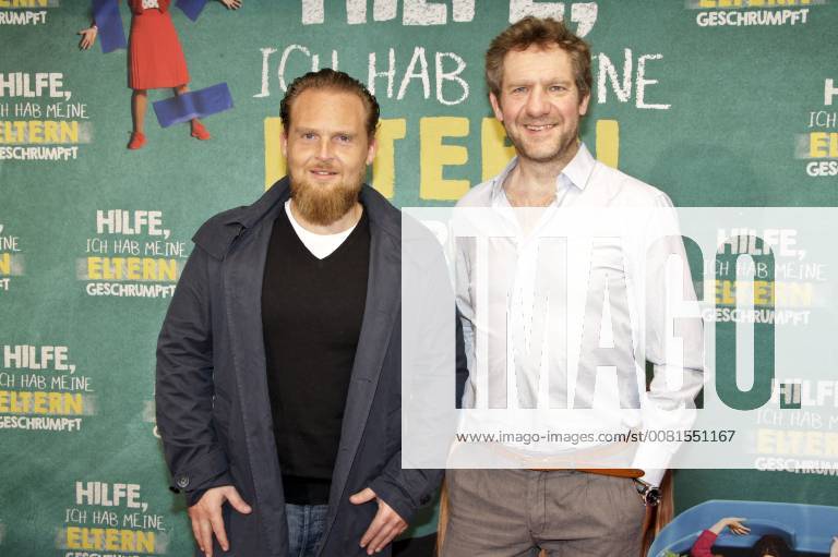 Axel Stein and Johannes Zeiler at the premiere of the movie help I have shrunk my parents at the village cinemas Vienna 13 01 2018 Foto:xB.xLoschanx xFuturexImage