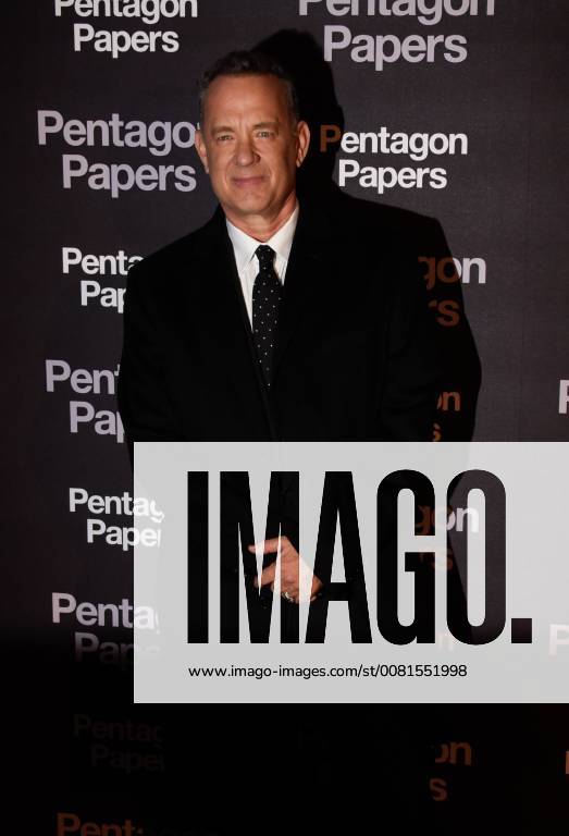 Pentagon Papers Premiere in Paris Tom Hanks ( acteur ) CELEBRITES : Avant premiere du film PENTAGON PAPERS - Paris - 13 01 2018 FedericoPestellini Panoramic