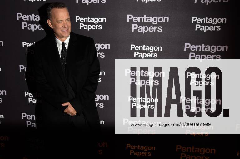 Pentagon Papers Premiere in Paris Tom Hanks ( acteur ) CELEBRITES : Avant premiere du film PENTAGON PAPERS - Paris - 13 01 2018 FedericoPestellini Panoramic